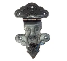 Kuyruklu Kilit, Sandık, Kutu Askısı - 36x60mm, Oksit, 1 Adet