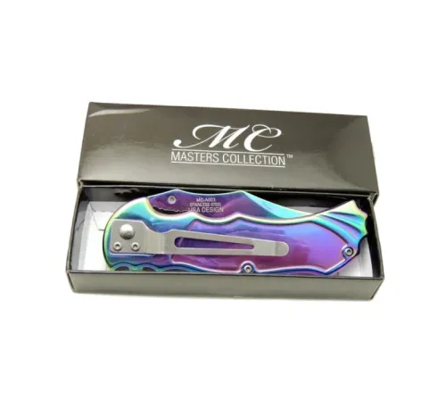 MC Masters Collection 20 cm Kamp / Outdoor Çakı  - Yarı Otomatik, Kemerlikli, Kutulu