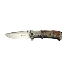 Mtech 465 Kamp Çakı 21cm - Yarı Otomatik, Kemerlikli, Plastik Sap