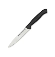 Pirge 38049 Ecco Tırtıklı Sebze, Et, Biftek Steak Bıçağı 12 cm - Siyah