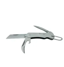 PK 153 Gümüş Gemici Çakı 9,5 cm - Metal Sap, Manuel