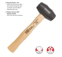 Sait Demirci Ağaç Saplı Lastik Tokmak No:40