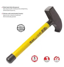 Sait Demirci Kamyoncu Metal Saplı Çekiç 2000 gr