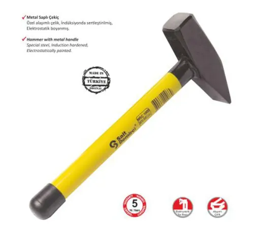 Sait Demirci Metal Saplı Çekiç 2000 gr