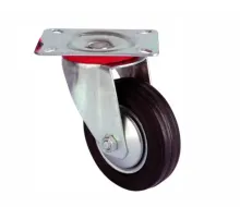 Servis Tekeri - Tablalı Siyah Döner - Çap 150 mm