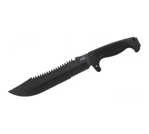 Sog F03T Kamp Tırtıklı Testereli Outdoor Pala / Bıçak 39 cm - Kauçuk Saplı Sog F03T Kamp Tırtıklı Testereli Outdoor Pala / Bıçak 39 cm - Kauçuk Saplı