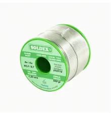 Soldex Sn:96.5 - Ag:3 - Cu:0.5, 500 Gr, 0.75 mm - Gümüşlü Kurşunsuz Lehim Teli