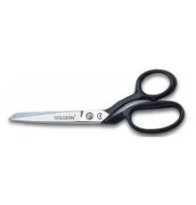 Solgern 232-7 Tekstil / Yatık Regula Makası No: 7 inç / 17,78 cm - Nikel Kaplama, Siyah Saplı