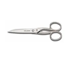 Solgern M-218 Sivri Uçlu İplik Temizleme Makası No: 5,5 inç / 13,97 cm - Nikel Kaplama