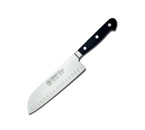 61950 - Sıcak Dövme Oluklu Santoku Şef Bıçağı 18 cm