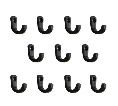 Tekli Bijuteri, Dekor Askısı - Siyah, 100 Adet, 10x18x22 mm