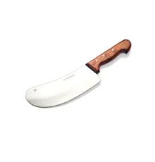 Ündeğerli Bursa Paslanmaz Mutfak Soğan Satırı, Börek Bıçağı No:3, 20 cm - Ahşap Sap