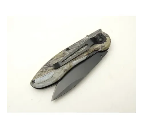 Welder Çakı Yaprak Desenli 19,5 cm Yarı Otomatik , Kemerlikli