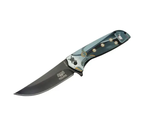 Welder Hançer Çakı 22 cm Yarı Otomatik , Kemerlikli