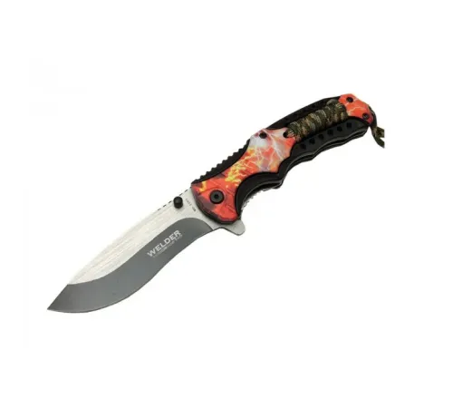 Welder İpli Çakı 21,5 cm Yarı Otomatik , Kemerlikli