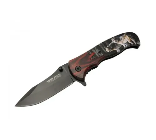 Welder Kurtlu Çakı 20 cm Yarı Otomatik , Kemerlikli