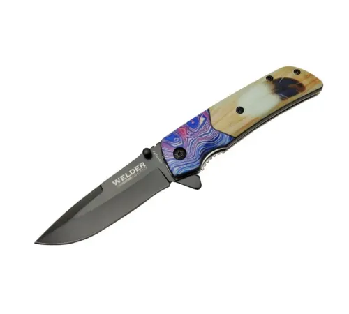 Welder Tüylü Çakı 20,5 cm Yarı Otomatik , Kemerlikli