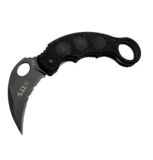 X14 5.11 Siyah Karambit Koleksiyon Çakı 16 cm - Plastik Sap