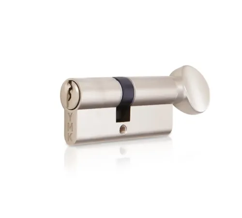 YMK Eko 68mm Saten Cerman Mandallı Hibrit Barel, Kapı Silindiri YMK Eko 68mm Saten Cerman Mandallı Hibrit Barel, Kapı Silindiri