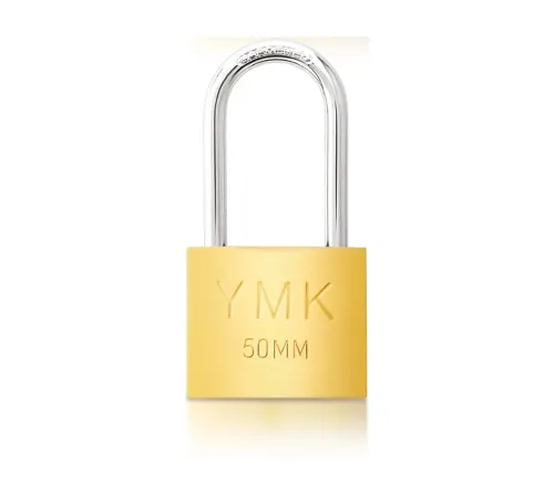 YMK Eko Sarı Boyalı Uzun Kancalı Asma Kilit 50mm YMK Eko Sarı Boyalı Uzun Kancalı Asma Kilit 50mm