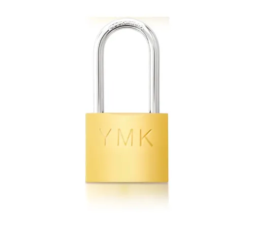 YMK Eko Sarı Boyalı Uzun Kancalı Asma Kilit 63mm YMK Eko Sarı Boyalı Uzun Kancalı Asma Kilit 63mm