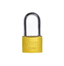 YMK Eko Sarı Boyalı Uzun Kancalı Asma Kilit 25mm