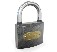 Yuma Gri Döküm Kısa Asma Kilit 20mm