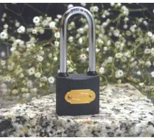 Yuma Gri Döküm Uzun Kancalı Asma Kilit 50mm