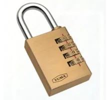 Yuma Pirinç Şifreli Asma Kilit - 3 Basamaklı 25mm
