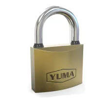 Yuma Sarı Kaplama Döküm Kısa Asma Kilit 32mm