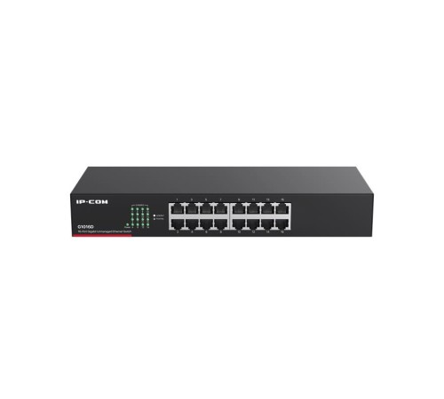 IP-COM G1016D 16 PORT GIGABIT METAL KASA RACKMOUNT SWITCH
