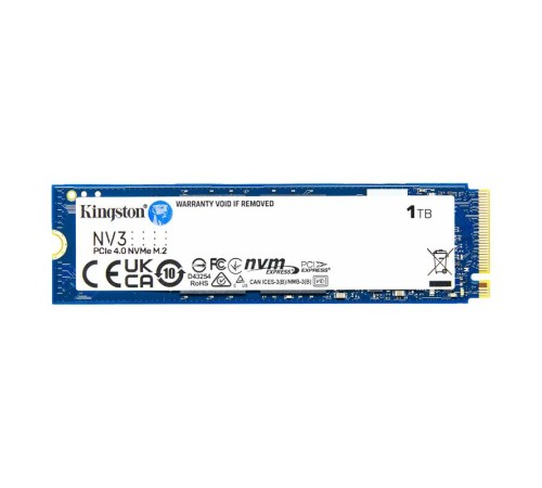 1 TB KINGSTON NV3 M.2 NVME PCIE GEN4 6000/4000MBS SNV3S/1000G