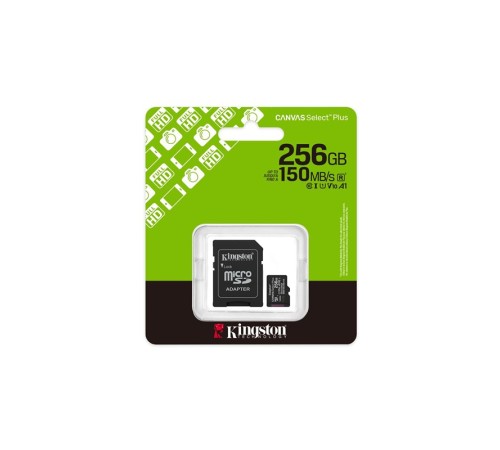 256 GB KINGSTON CANVAS SELECT PLUS MICRO SD CARD CL10 SDCS3/256GB