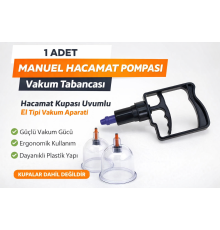 Manuel Hacamat Pompası Vakum Tabancası – Hacamat Kupası Uyumlu El Tipi Vakum Aparatı 1 ADET