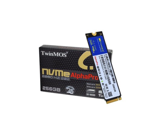 256 GB TWINMOS M.2 PCIE NVME 3600/3250 NVMe256GB2280AP