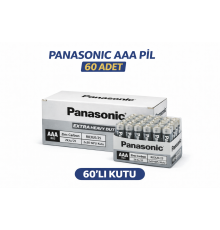 pana AAA R03 İnce Pil Zinc Carbon Extra Heavy Duty 2’li 30 Paket