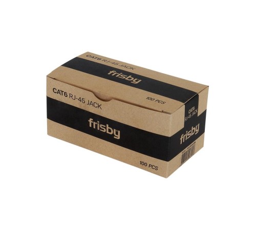 FRISBY FNW-RJ4520N CAT6 RJ45 UTP KONNEKTÖR 100 LÜ KUTU