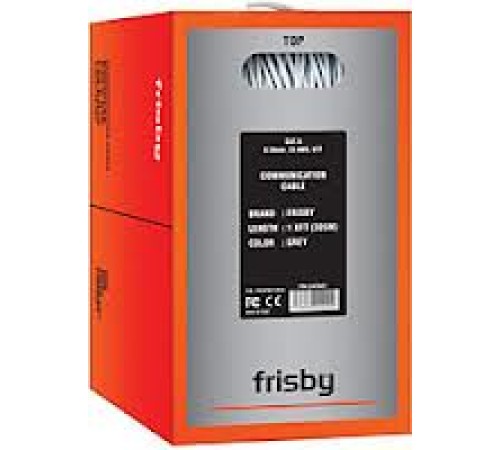 FRISBY FR-CAT601 305MT 0.58MM 23AWG CAT6 UTP KABLO GRİ