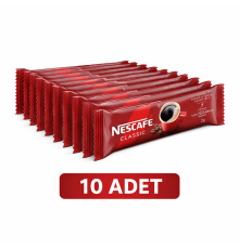 Kahve Classic 2 Gr 10 Adet Tek İçimlik Stick Çözünebilir Granül Kahve Paket