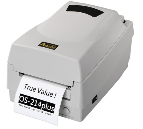 ARGOX OS-214 PLUS 203DPI TERMAL TRANSFER USB+SERİ + PARALEL(LPT) BARKOD YAZICI (RİBONLU KULLANIM)
