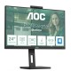 23.8 AOC 24P3CW IPS 4MS 75MHZ 1XHDMI 1XDP USB TYPE-C RJ45 FHD 1920X1080 WEBCAM HOPARLÖR ÇERÇEVESİZ PIVOT VESA SİYAH