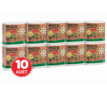 Ecco Green Kağıt  Peçete 100’lü 10 Adet Ekonomik Toplu Set