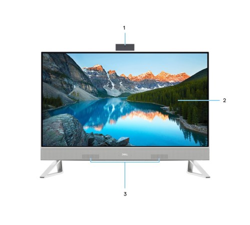 DELL EC242501020UBU I5-1334U 16GB 512SSD UBUNTU 23.8 AIO