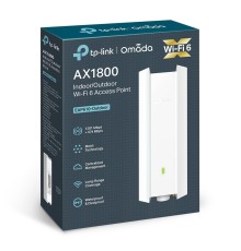 TP-LINK OMADA EAP610-OUTDOOR AX1800 DUAL BAND WIFI6 1XGBIT RJ45 574MBPS/2.4GHZ/1201MBPS/5GHZ ACCESS POINT (ADAPTÖRLÜ)