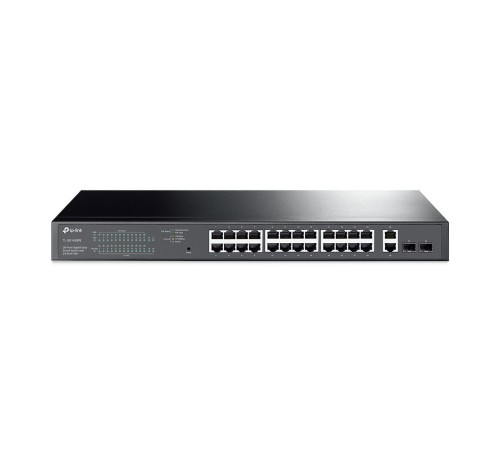 TP-LINK TL-SG1428PE 24 PORT GIGABIT + 2XGIGABIT RJ45/SFP UPLINK YÖNETİLEBİLİR 250W POE RACKMOUNT SWITCH