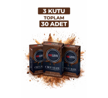 OxLove Chocolate Aromalı Prezervatif 10'lu 3 Kutu