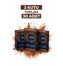 OxLove Chocolate Aromalı Prezervatif 10'lu 3 Kutu