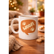 Woof! Köpek Temalı Porselen Kupa Model 54 – Sevimli Patili Tasarım, Kahve & Çay Kupası, Hayvanseverlere Özel Hediye