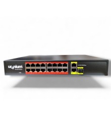 URANIUM POE-G1621SFP-300W 16 PORT GIGABIT+2XGB RJ45+1XSFP UPLINK POE RACKMOUNT SWITCH (REALTEK CHIPSET)