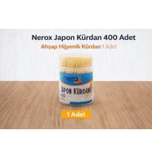 Nerox Japon Kürdan 400 Adet Ahşap Hijyenik Kürdan 1 Adet